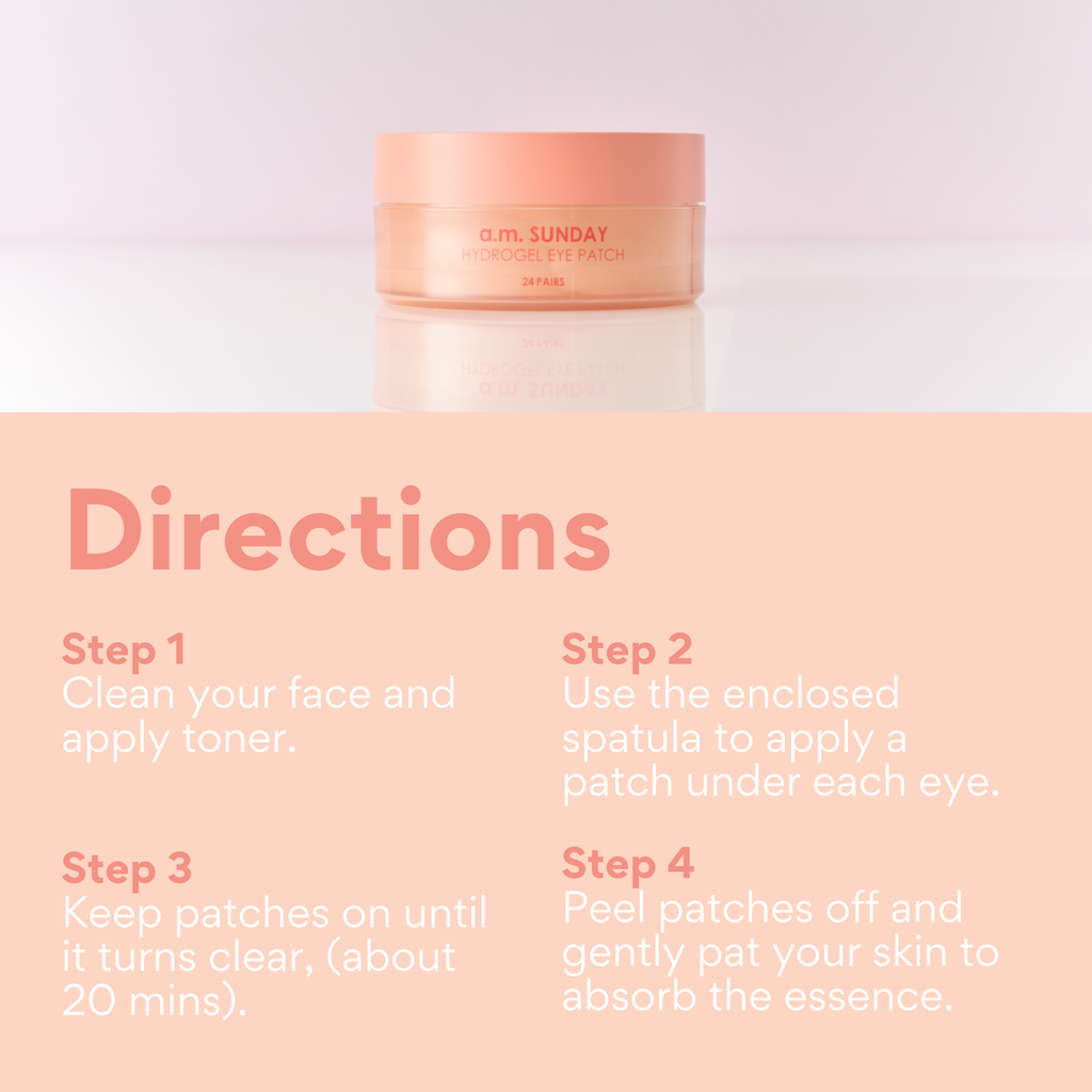 a.m. Sunday Hydrogel Eye Patch
