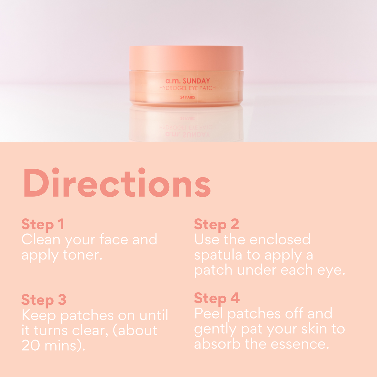 a.m. Sunday Hydrogel Eye Patch