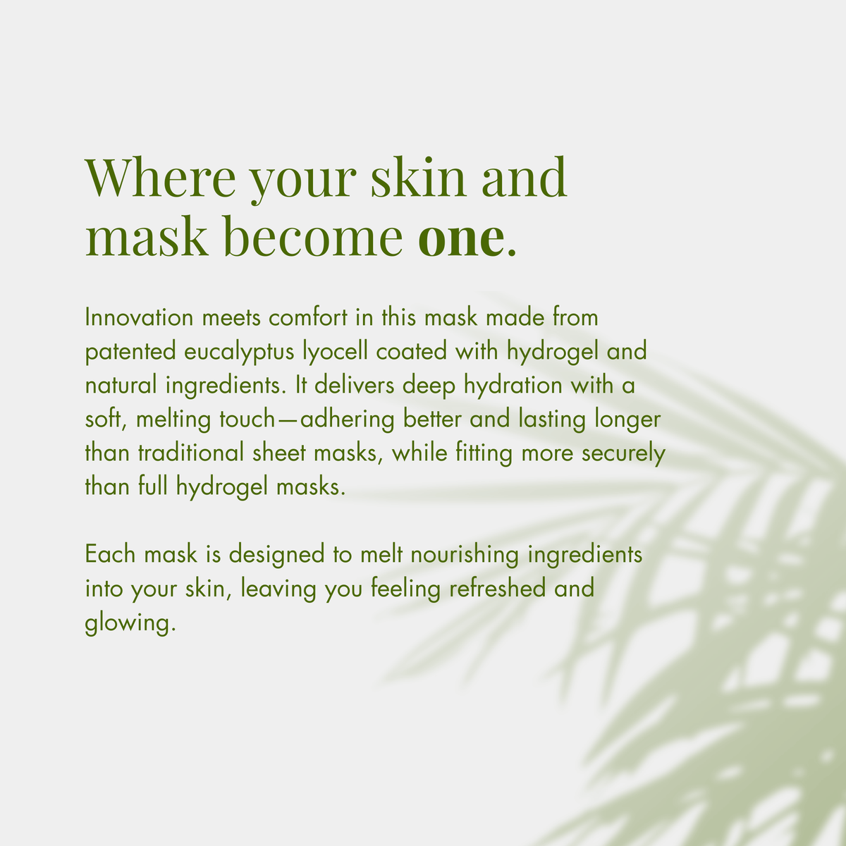 Hydrogel Melt Mask: CICA Fit