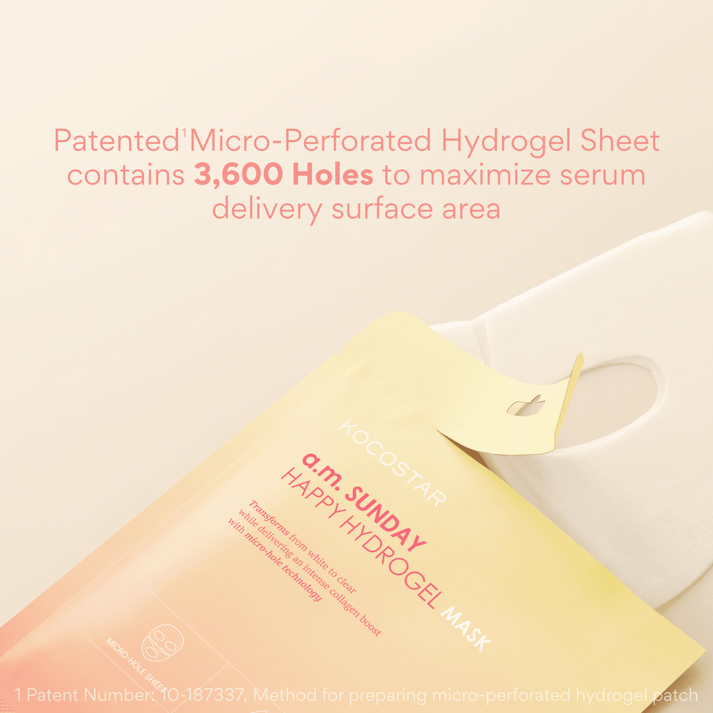 a.m. Sunday Happy Hydrogel Mask
