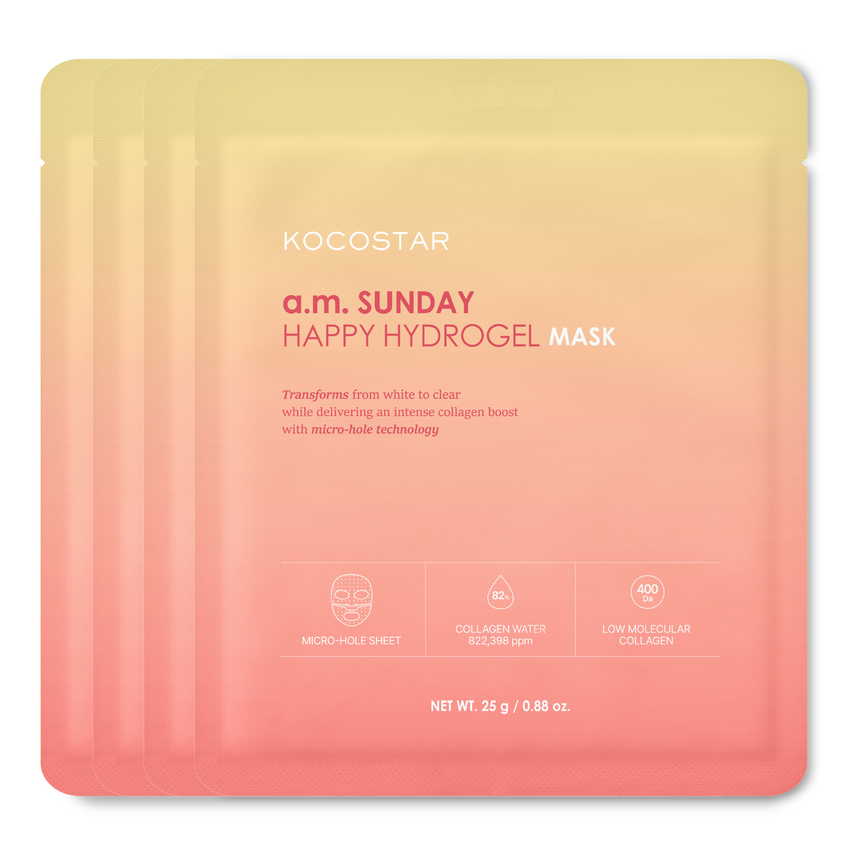 a.m. Sunday Happy Hydrogel Mask