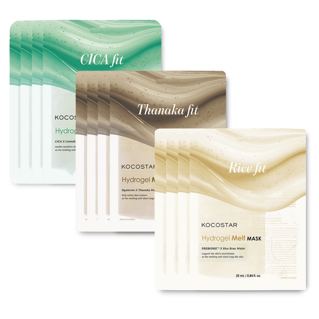 Hydrogel Melt Mask: Botanical Set